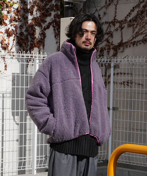 H175 / 着用サイズ:M パープル 着用トップス:217162 着用ボトムス:218717