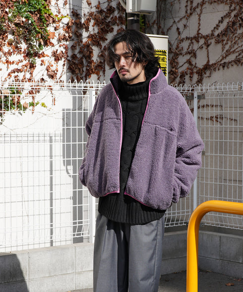 H175 / 着用サイズ:M パープル 着用トップス:217162 着用ボトムス:218717