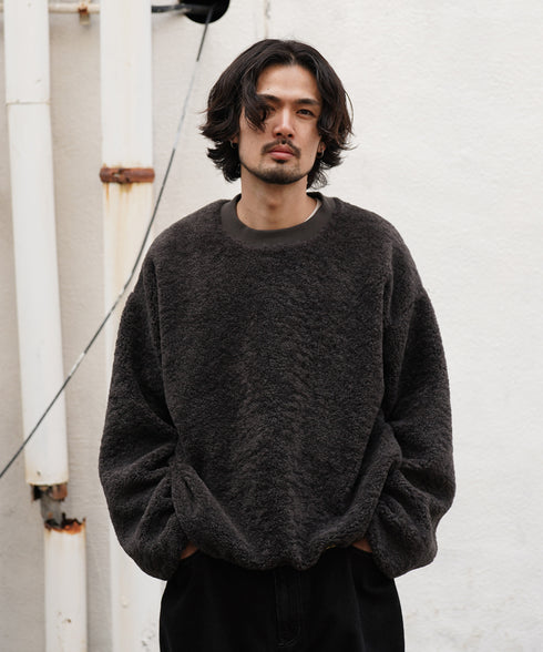 H175 / 着用サイズ:L チャコールグレー 着用ボトムス:218711