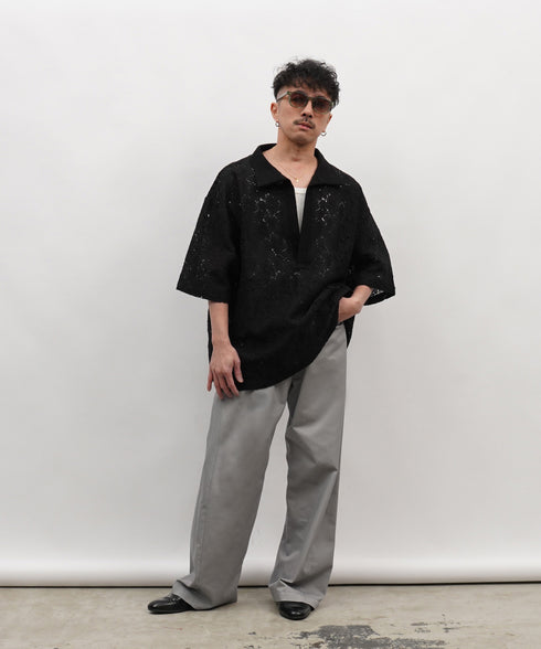 H163 / 着用サイズ:S グレー 着用トップス:218014