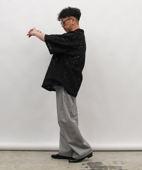 H163 / 着用サイズ:S グレー 着用トップス:218014