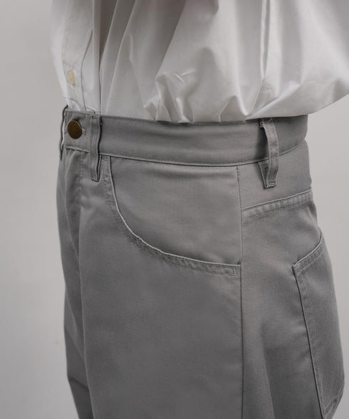 H163 / 着用サイズ:S グレー