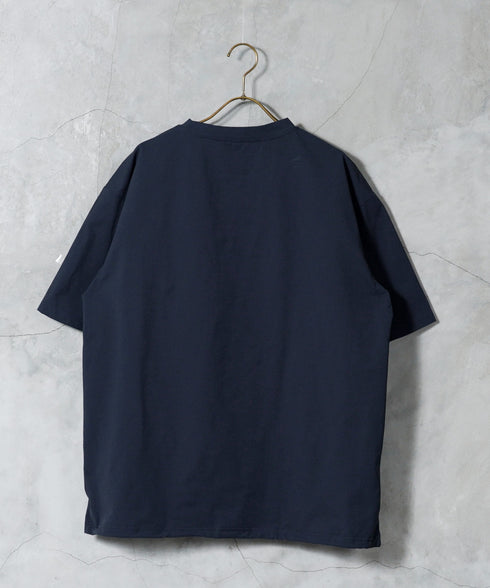 アクティブモバイルドローコードTシャツ │ メンズ Tシャツ ドローコード 5分袖 半袖 ストレッチ 伸縮性 軽量 吸水速乾 接触冷感 通気性 ゆったり ワイドシルエット 夏 夏服 カジュアル 旅行 アウトドア