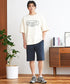 アクティブモバイルハーフパンツ │ メンズ ハーフパンツ ショートパンツ 伸縮性 ストレッチ 軽量 速乾 涼しい 通気性 ウエストゴム リラックス ルーズフィット 夏 夏服 カジュアル 旅行 アウトドア イージーパンツ