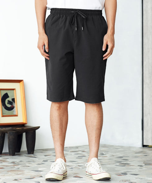 アクティブモバイルハーフパンツ │ メンズ ハーフパンツ ショートパンツ 伸縮性 ストレッチ 軽量 速乾 涼しい 通気性 ウエストゴム リラックス ルーズフィット 夏 夏服 カジュアル 旅行 アウトドア イージーパンツ
