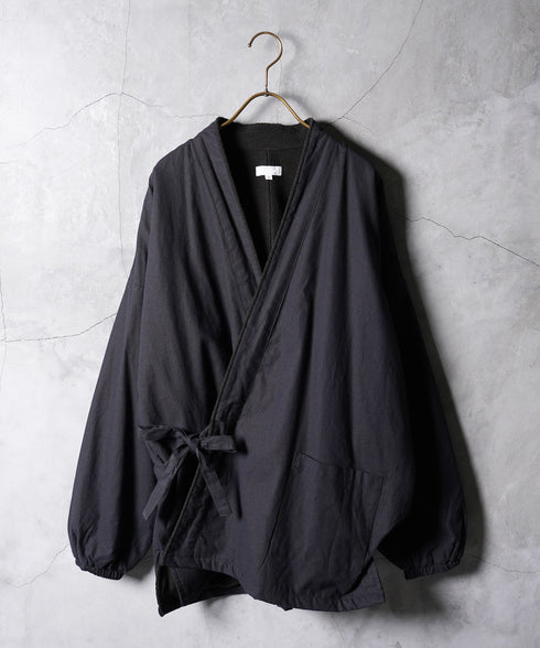 あったか裏フリース作務衣│防寒 和装 さむえ 暖かい 秋冬用 上下セット ワンマイルウェア ルームウェア 部屋着 寝間着 パジャマ