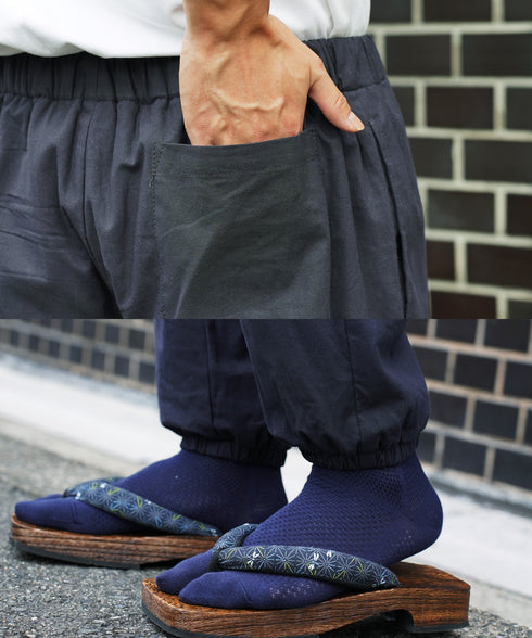 あったか裏フリース作務衣│防寒 和装 さむえ 暖かい 秋冬用 上下セット ワンマイルウェア ルームウェア 部屋着 寝間着 パジャマ