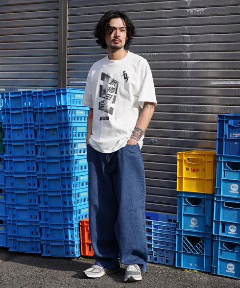 新梅田食道街75周年 × NOSTALVIA ノスタルヴィア コラボ Tシャツ 大阪