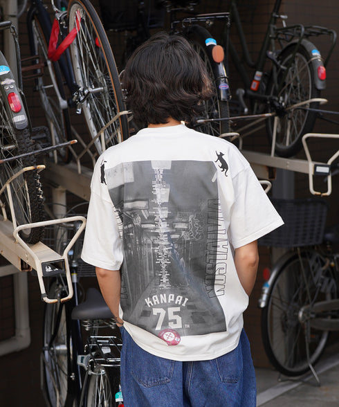 新梅田食道街75周年 × NOSTALVIA ノスタルヴィア コラボ Tシャツ 大阪