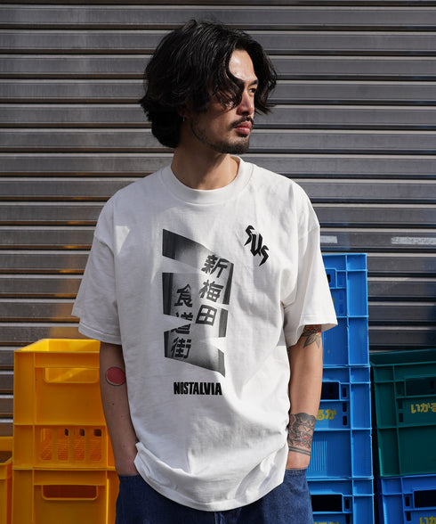 新梅田食道街75周年 × NOSTALVIA ノスタルヴィア コラボ Tシャツ 大阪