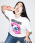 禍禍女Tシャツ ホワイト スタイリング4 まがまがおんな まがまが女 magamagaonnna マガマガ女 禍禍しい女 禍々女 禍々しい ゆりあんレトリバー ゆりやんレトリィバァ 映画 mmo コラボ ゆりあんれとりーばー ゆりやんれとりーばー ユリヤンレトリィバァ