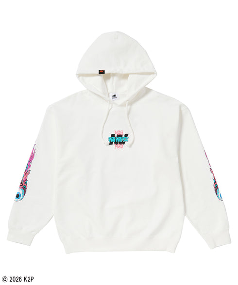 禍禍女パーカー ホワイト カラバリ まがまがおんな まがまが女 magamaga onnna マガマガ女 禍禍しい女 禍々女 禍々しい ゆりあんレトリバー ゆりやんレトリィバァ 映画