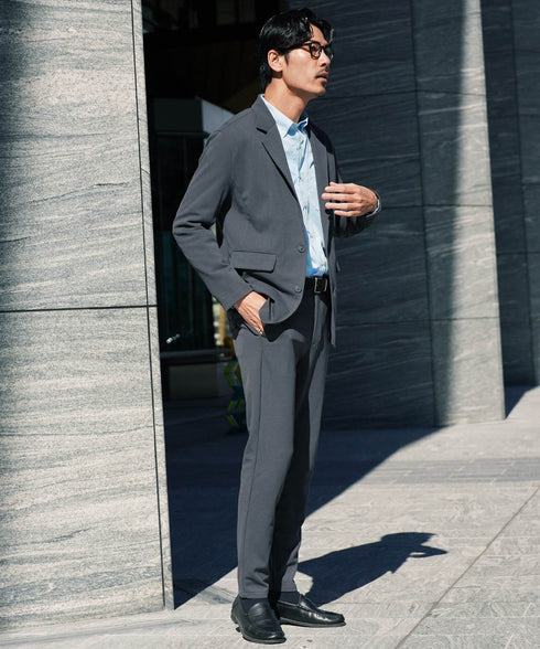 ボタンダウンブロードシャツ | メンズ 長袖 シャツ 洗える 洗濯機 ビジネス カジュアル シンプル 無地 ストライプ