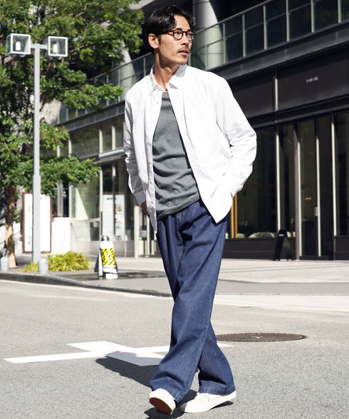 ボタンダウンオックスシャツ