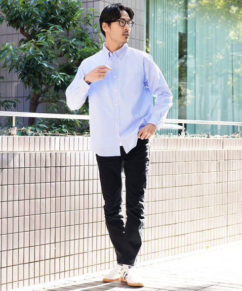 ボタンダウンオックスシャツ