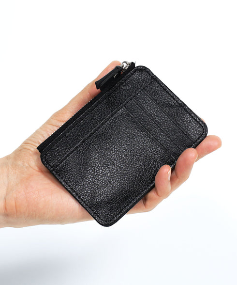 コンパクトウォレット PUレザー カード&コインケース │ ミニウォレット カードケース コインケース 小銭入れ 8枚収納 PUレザー コンパクト 軽量 耐久性 収納力 スマートウォレット メンズ レディース ユニセックス 旅行 サブウォレット シンプル