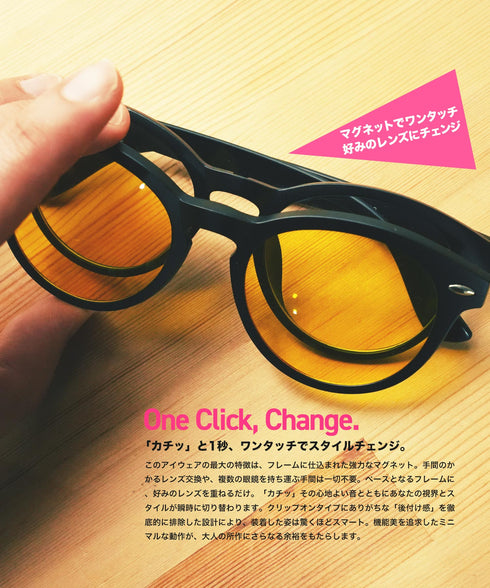 マグネットクリップ付け替え偏光レンズサングラス レンズ5枚 ケース付き | サングラス メンズ 偏光レンズ 付け替え マグネットクリップ カラーレンズ UVカット UV400 ドライブ スポーツ アウトドア 釣り ウェリントン プレゼント ギフト バレンタイン 海 リゾート 夏