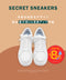 8cmUP調節可能シークレットスニーカー