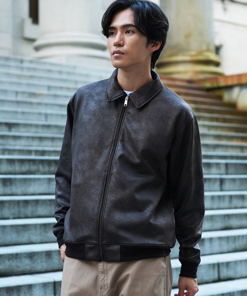 Bブラック(襟付ジャケットジャケットタイプ)model:YUYA 178cm 66kg Lsize