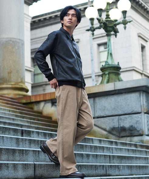 Bブラック(襟付ジャケットジャケットタイプ)model:YUYA 178cm 66kg Lsize