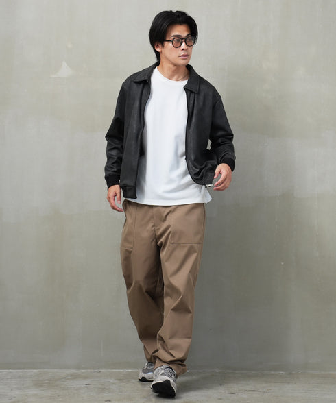 Bブラック(襟付ジャケットジャケットタイプ)model:RYO 183cm 71kg Lsize
