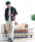 Aブラウン(トラックジャケットタイプ)model:RYO 183cm 71kg Lsize