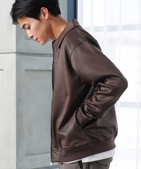 Bブラウン(トラックジャケットタイプ)model:RYO 183cm 71kg Lsize