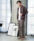 Bブラウン(トラックジャケットタイプ)model:RYO 183cm 71kg Lsize