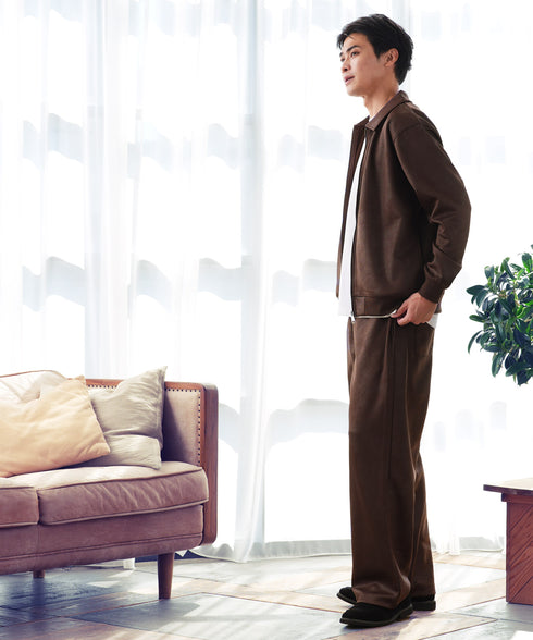Bブラウン(トラックジャケットタイプ)model:RYO 183cm 71kg Lsize