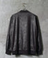 ストレッチフェイクレザージャージブルゾン│メンズ 春ライトアウター トラックジャケット 襟付ジャケット 古着レザー風