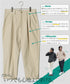 2タックワイドテーパードチノパンツ | メンズ チノパン プリーツパンツ ワイドパンツ 裾2WAY コットンライク 軽量 シワになりにくい 洗える イージーケア きれいめ 大人 アイボリー ベージュ ネイビー 春夏 20代 30代 40代