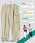 2タックワイドテーパードチノパンツ | メンズ チノパン プリーツパンツ ワイドパンツ 裾2WAY コットンライク 軽量 シワになりにくい 洗える イージーケア きれいめ 大人 アイボリー ベージュ ネイビー 春夏 20代 30代 40代