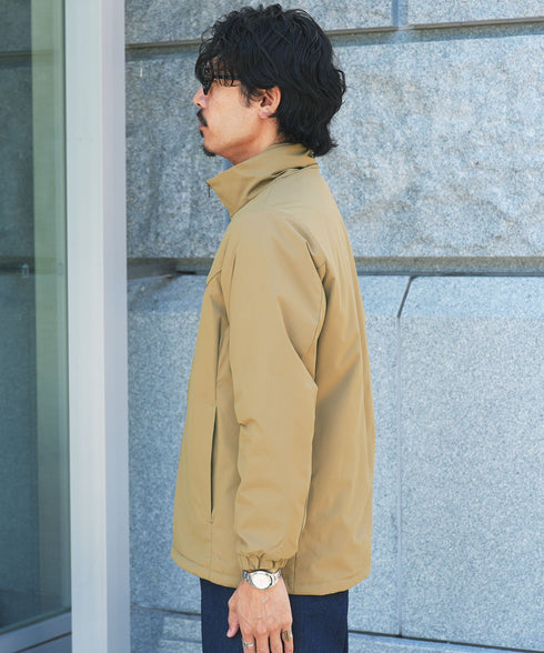 撥水加工・防風フィルム入り中綿スタンドブルゾン