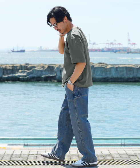 ワイドメッシュドローコードTシャツ【吸水速乾・接触冷感・遮熱・UV対策】