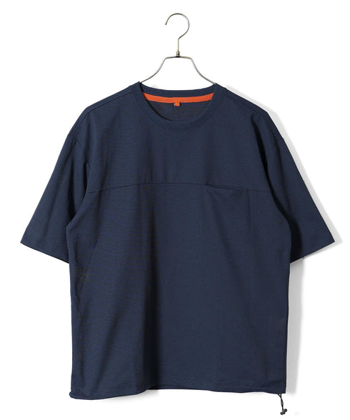 ワイドメッシュドローコードTシャツ【吸水速乾・接触冷感・遮熱・UV対策】