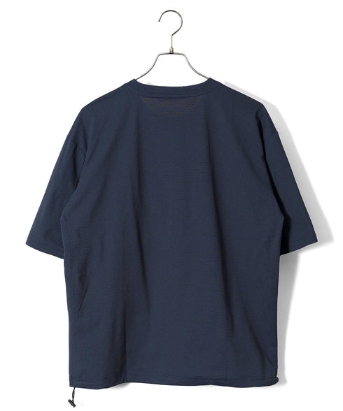 ワイドメッシュドローコードTシャツ【吸水速乾・接触冷感・遮熱・UV対策】