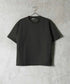 半袖裾ドローコードTシャツ+ショートパンツ サマーセットアップ | メンズ 上下セット 2点セット ドライタッチ ゆったり リラックス タウン リゾート ハーフパンツ イージーウエスト ブラック オートミール 夏服 春夏 20代 30代 40代
