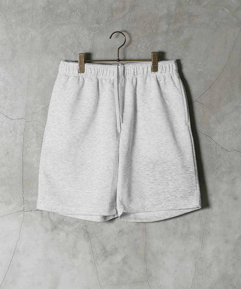 半袖裾ドローコードTシャツ+ショートパンツ サマーセットアップ | メンズ 上下セット 2点セット ドライタッチ ゆったり リラックス タウン リゾート ハーフパンツ イージーウエスト ブラック オートミール 夏服 春夏 20代 30代 40代