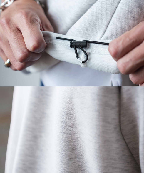 半袖裾ドローコードTシャツ+ショートパンツ サマーセットアップ | メンズ 上下セット 2点セット ドライタッチ ゆったり リラックス タウン リゾート ハーフパンツ イージーウエスト ブラック オートミール 夏服 春夏 20代 30代 40代
