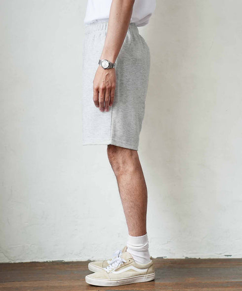 半袖裾ドローコードTシャツ+ショートパンツ サマーセットアップ | メンズ 上下セット 2点セット ドライタッチ ゆったり リラックス タウン リゾート ハーフパンツ イージーウエスト ブラック オートミール 夏服 春夏 20代 30代 40代