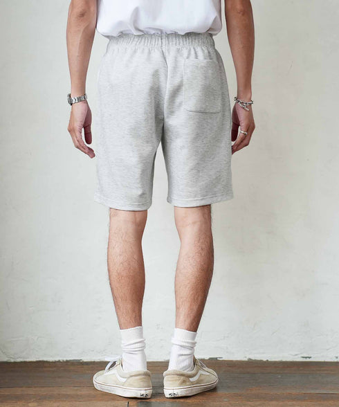 半袖裾ドローコードTシャツ+ショートパンツ サマーセットアップ | メンズ 上下セット 2点セット ドライタッチ ゆったり リラックス タウン リゾート ハーフパンツ イージーウエスト ブラック オートミール 夏服 春夏 20代 30代 40代