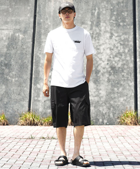 ベーシックコットンプリントTシャツ │流行 コットン100% 綿100% 都会的 ホワイト ブラック ブラウン グリーン 白 黒 カジュアル シンプル 大人 万能 古着風 春服 夏服 春夏 20代 30代 40代