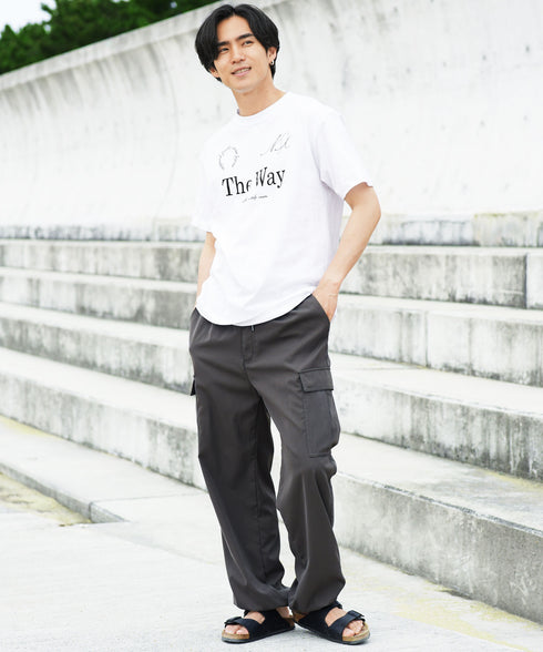 ベーシックコットンプリントTシャツ │流行 コットン100% 綿100% 都会的 ホワイト ブラック ブラウン グリーン 白 黒 カジュアル シンプル 大人 万能 古着風 春服 夏服 春夏 20代 30代 40代