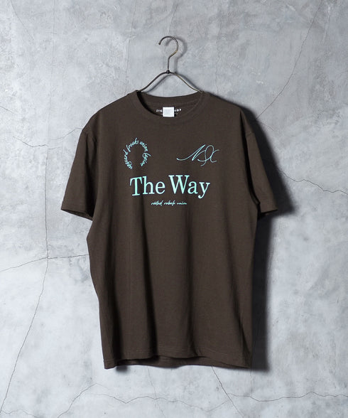 ベーシックコットンプリントTシャツ │流行 コットン100% 綿100% 都会的 ホワイト ブラック ブラウン グリーン 白 黒 カジュアル シンプル 大人 万能 古着風 春服 夏服 春夏 20代 30代 40代