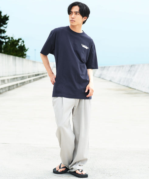 ベーシックコットンプリントTシャツ │流行 コットン100% 綿100% 都会的 ホワイト ブラック ブラウン グリーン 白 黒 カジュアル シンプル 大人 万能 古着風 春服 夏服 春夏 20代 30代 40代