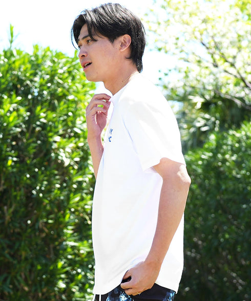 ベーシックコットンプリントTシャツ │流行 コットン100% 綿100% 都会的 ホワイト ブラック ブラウン グリーン 白 黒 カジュアル シンプル 大人 万能 古着風 春服 夏服 春夏 20代 30代 40代
