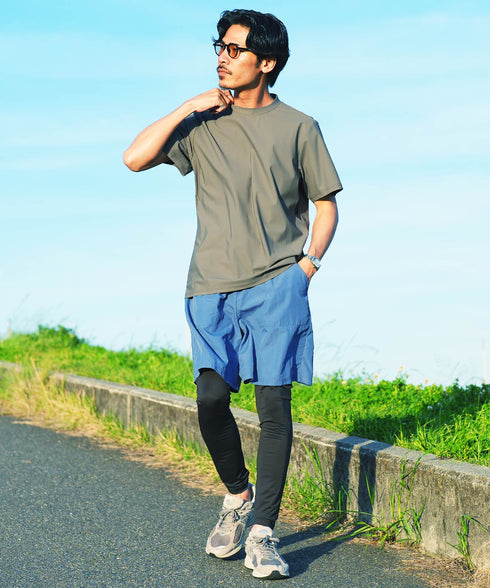 【南海部品コラボ】クールタッチライドTシャツ | メンズ 半袖Tシャツ 接触冷感 吸水速乾 UVカット 4WAYストレッチ リフレクター メッシュ 通気性 消臭 バイク ツーリング サイクリング ジョギング アウトドア 機能性 春夏