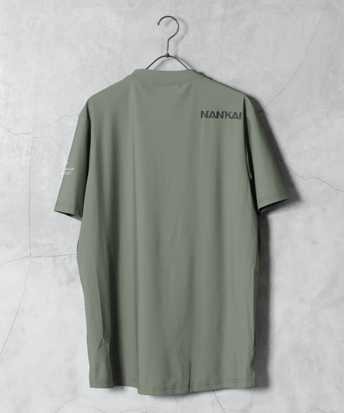 【南海部品コラボ】クールタッチライドTシャツ | メンズ 半袖Tシャツ 接触冷感 吸水速乾 UVカット 4WAYストレッチ リフレクター メッシュ 通気性 消臭 バイク ツーリング サイクリング ジョギング アウトドア 機能性 春夏