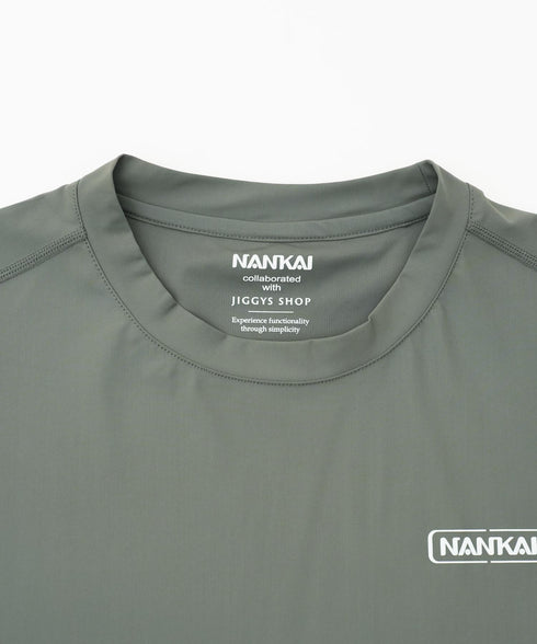 【南海部品コラボ】クールタッチライドロンT | メンズ ロングTシャツ 長袖 接触冷感 吸水速乾 UVカット 4WAYストレッチ リフレクター バイク ツーリング サイクリング ジョギング アウトドア 通気性 消臭 機能性