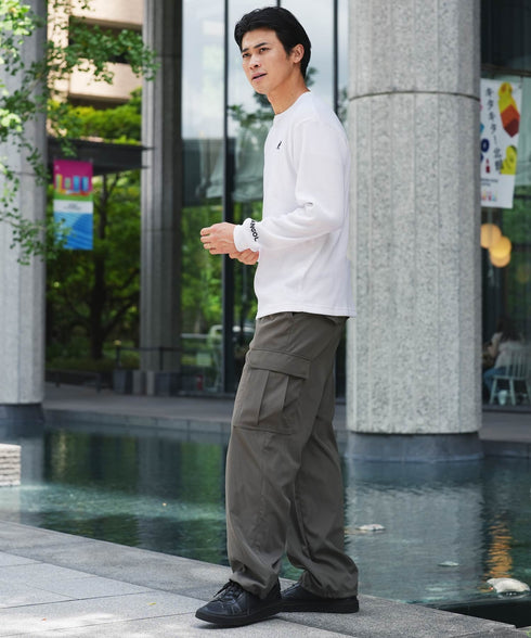 (10月上旬発送予定)KANGOL(カンゴール)KANGOLワッフルヘンリーネックロンT【先行予約1293】